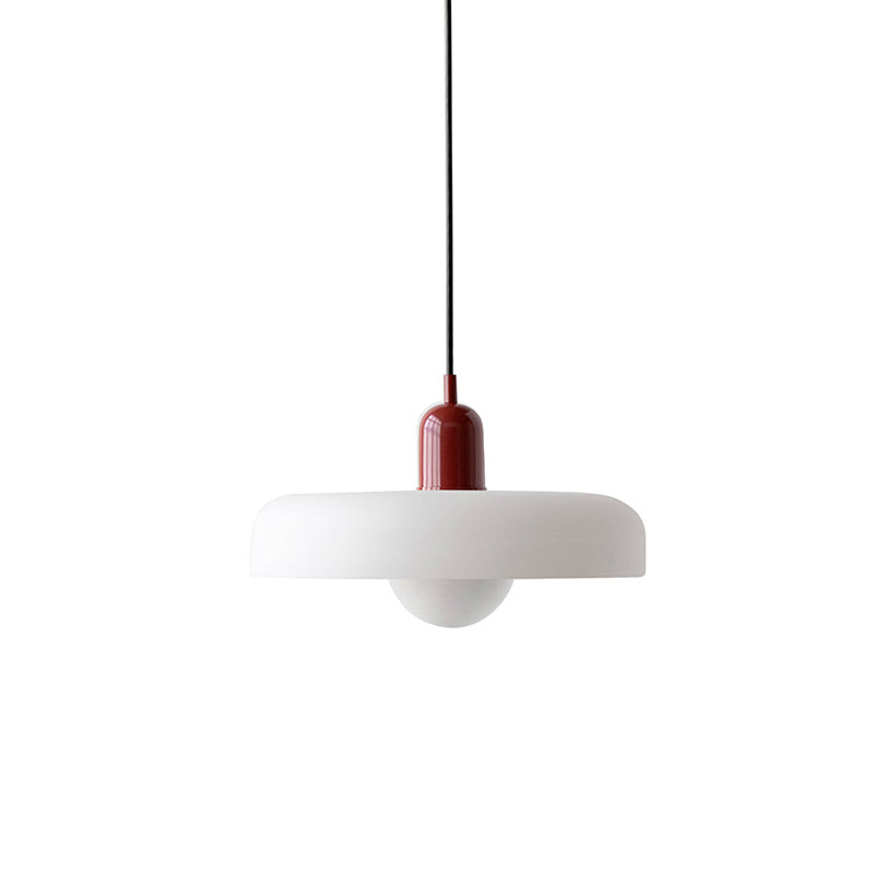 Ceramic Disc Orb Pendant Lamp