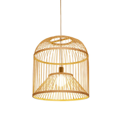 Hand-woven Rattan Chandelier-A