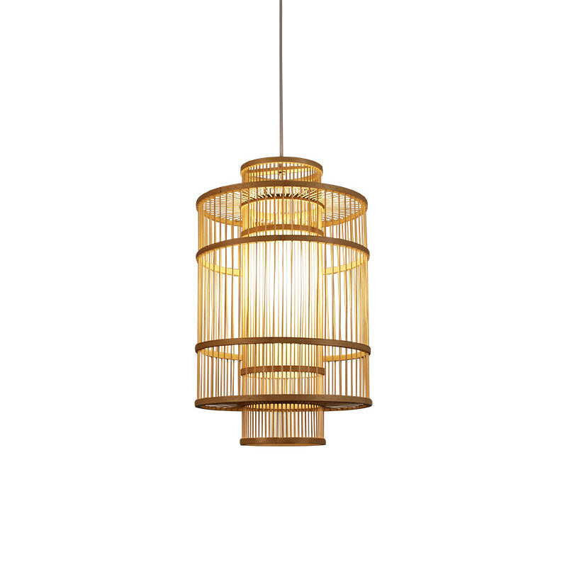 Hand-woven Rattan Chandelier-D
