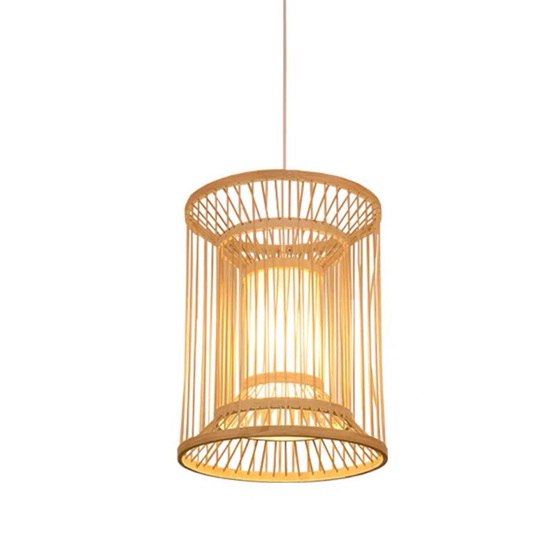 Hand-woven Rattan Chandelier-E