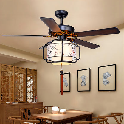 Chinese Lantern Ceiling Fan-B