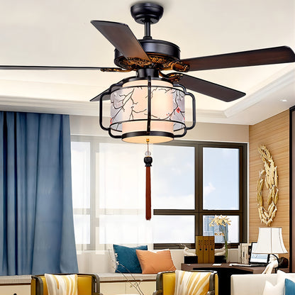 Chinese Lantern Ceiling Fan-B