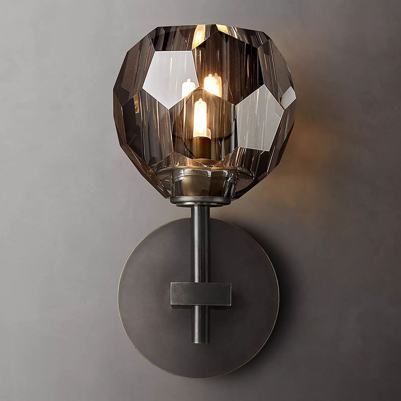 Crystal Glass Wall Light