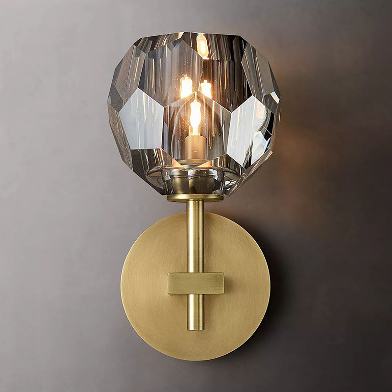 Crystal Glass Wall Light