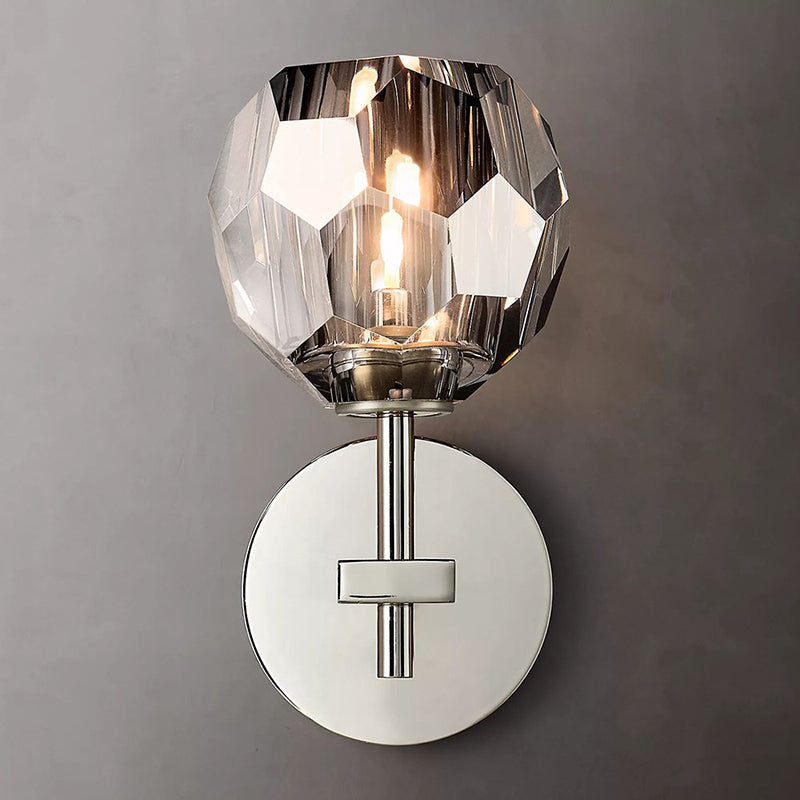 Crystal Glass Wall Light