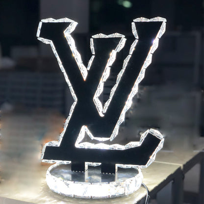 LV Crystal Table Lamp