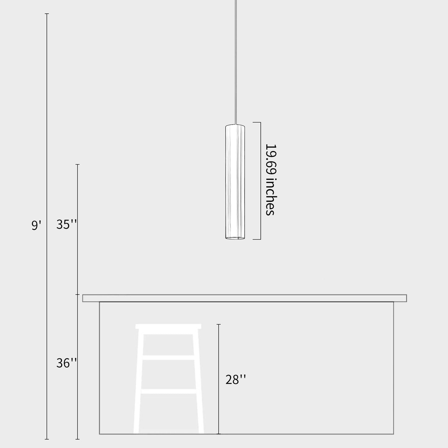 COB Downlight Pendant Lamp