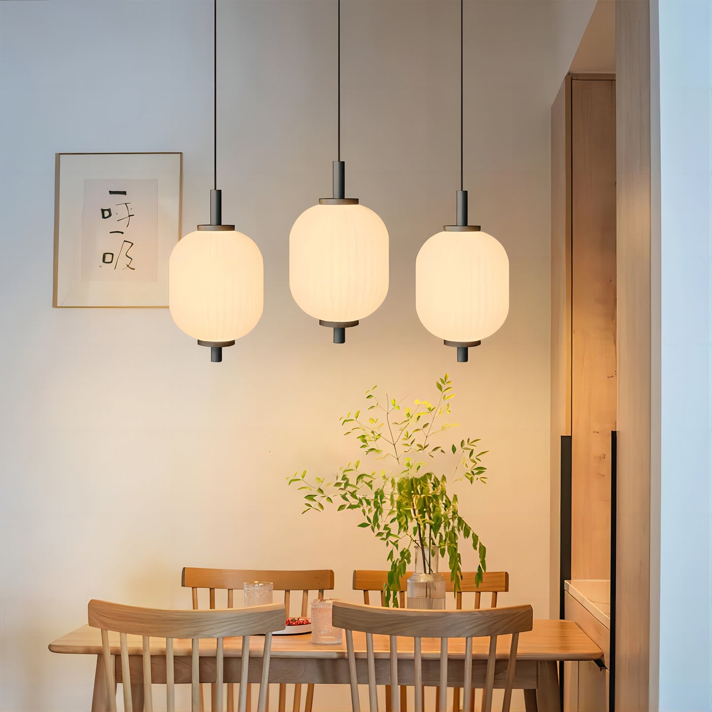 Candied Haws Vertical Chandelier