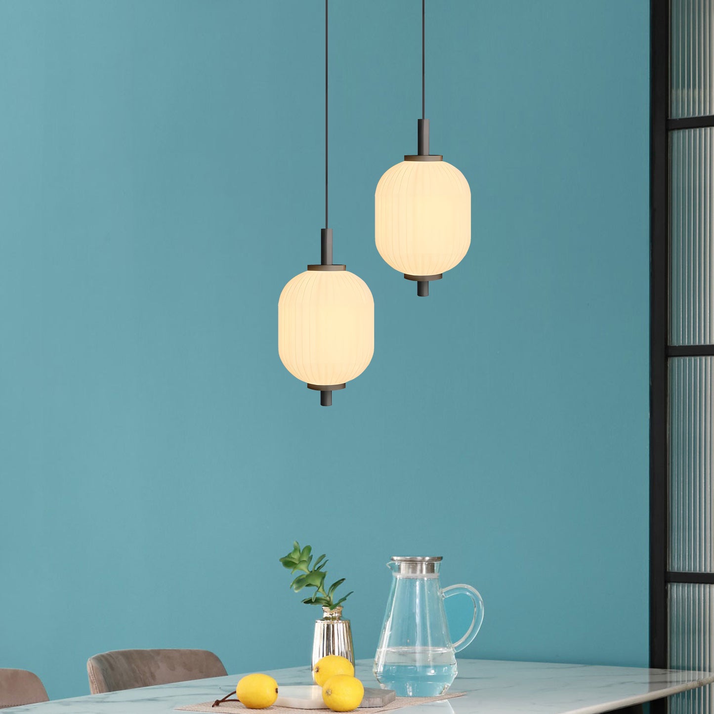 Candied Haws Vertical Chandelier