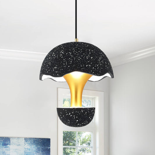 Cement Mushroom Pendant Lamp