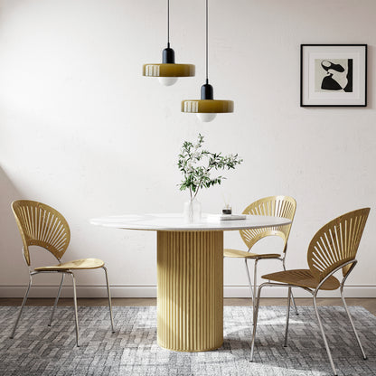 Ceramic Disc Orb Pendant Lamp