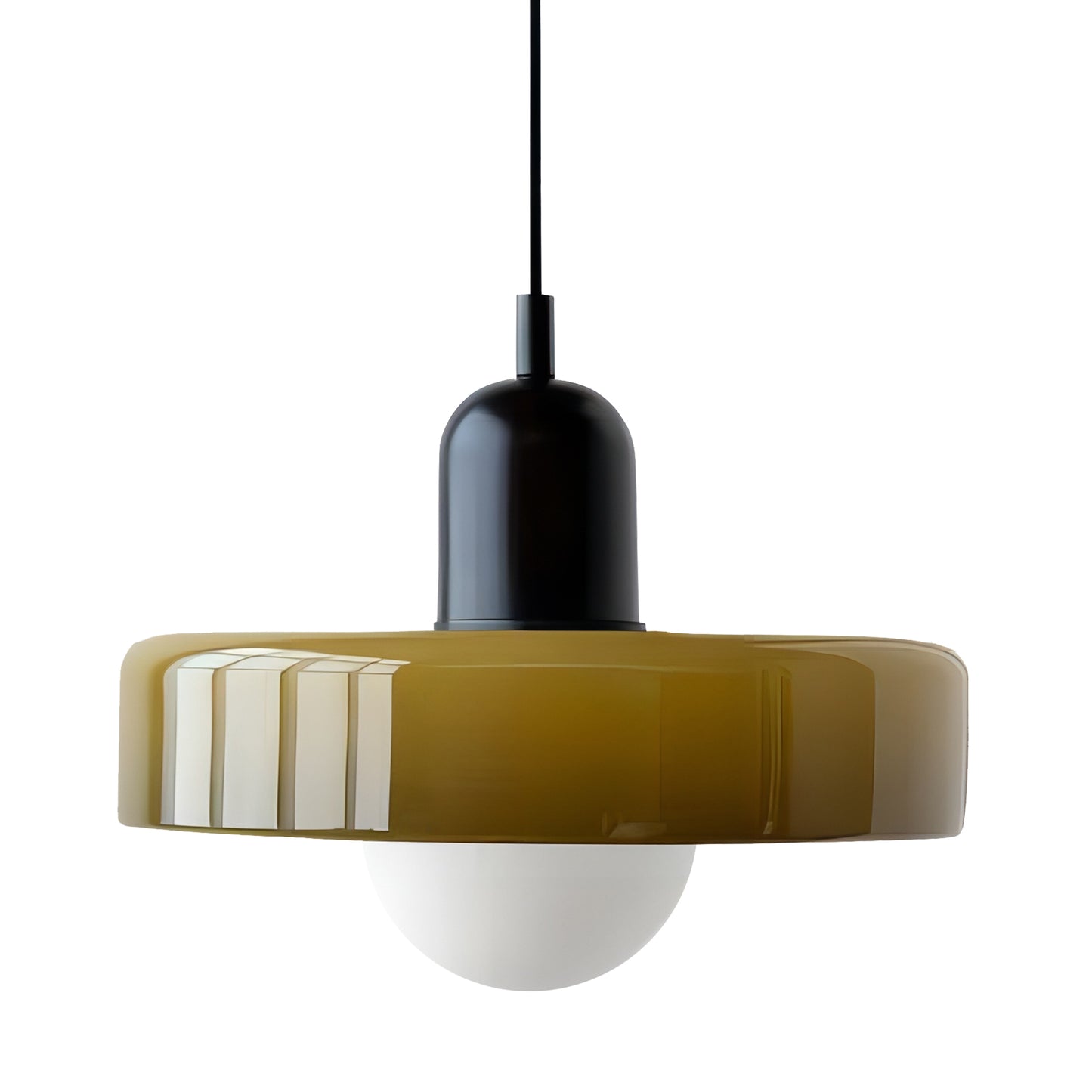 Ceramic Disc Orb Pendant Lamp