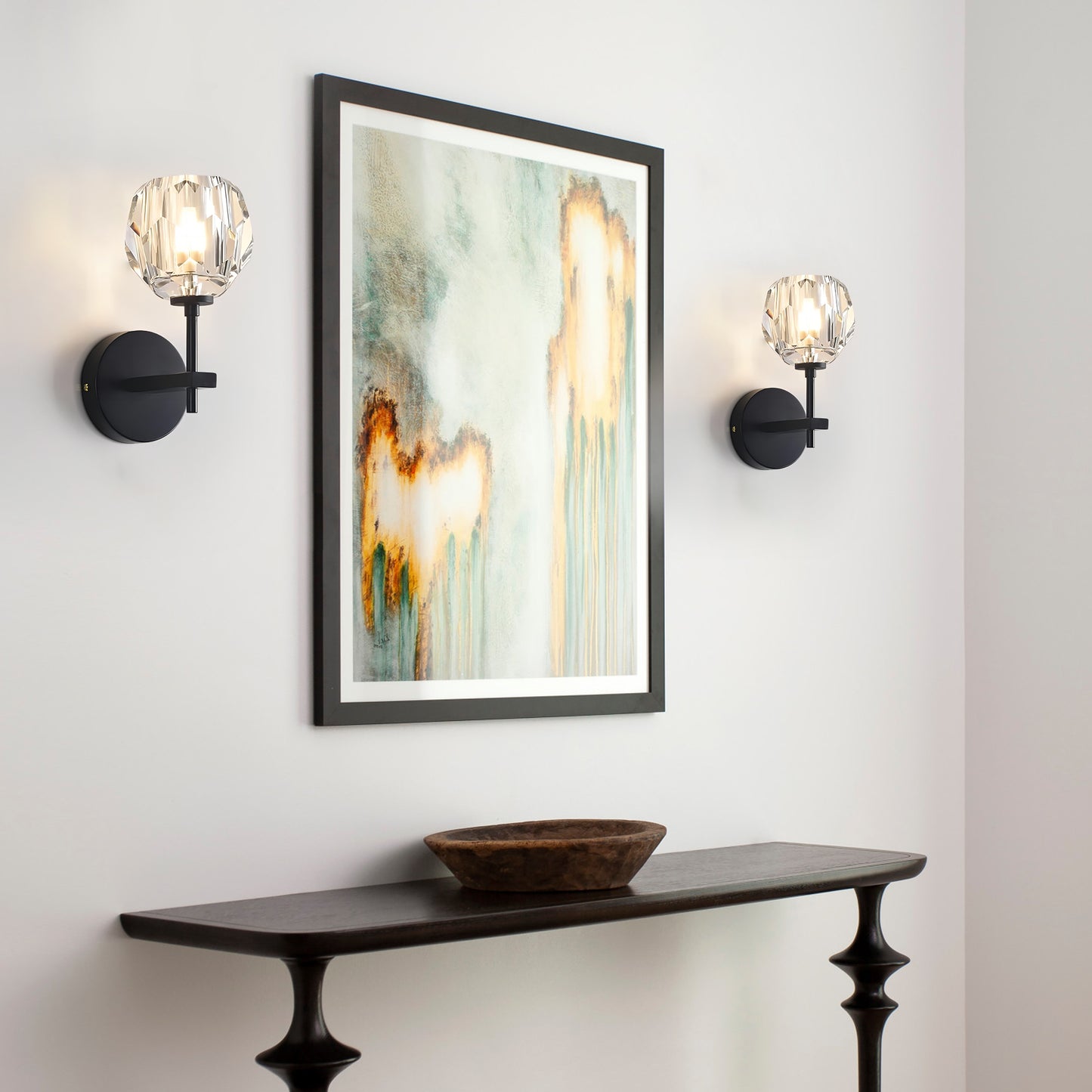 Crystal Glass Wall Light