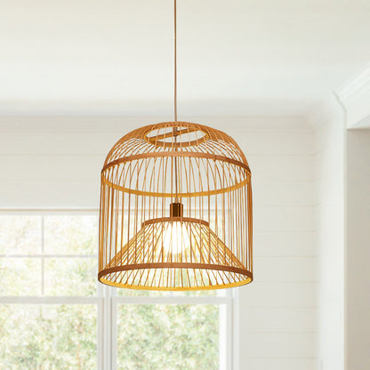 Hand-woven Rattan Chandelier-A