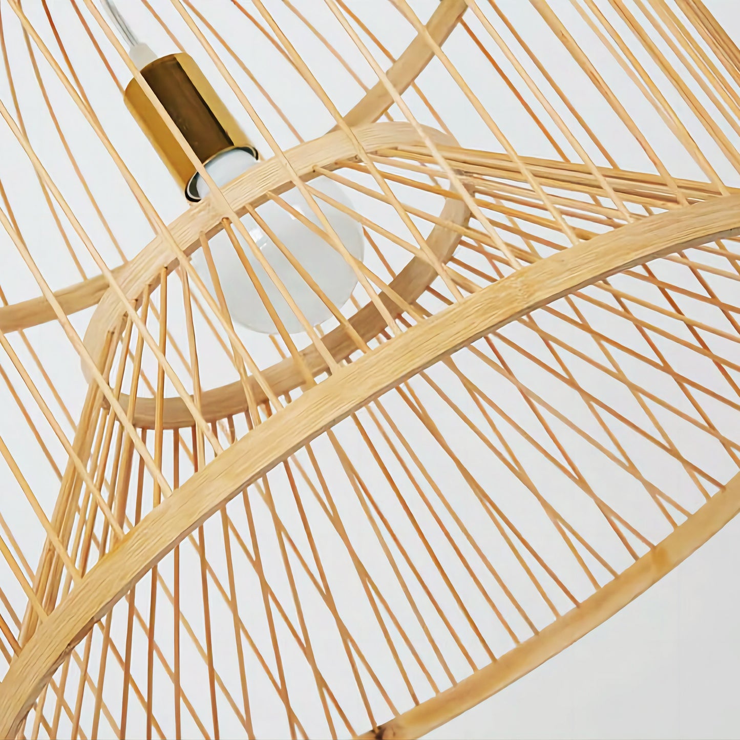 Hand-woven Rattan Chandelier-A