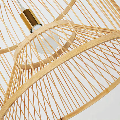 Hand-woven Rattan Chandelier-A