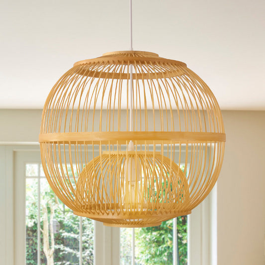 Hand-woven Rattan Chandelier-B