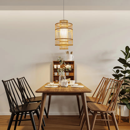 Hand-woven Rattan Chandelier-D