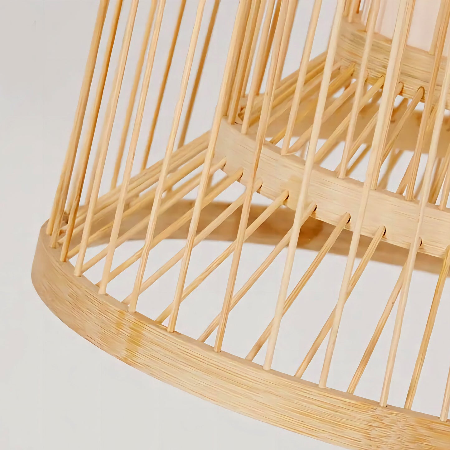 Hand-woven Rattan Chandelier-E