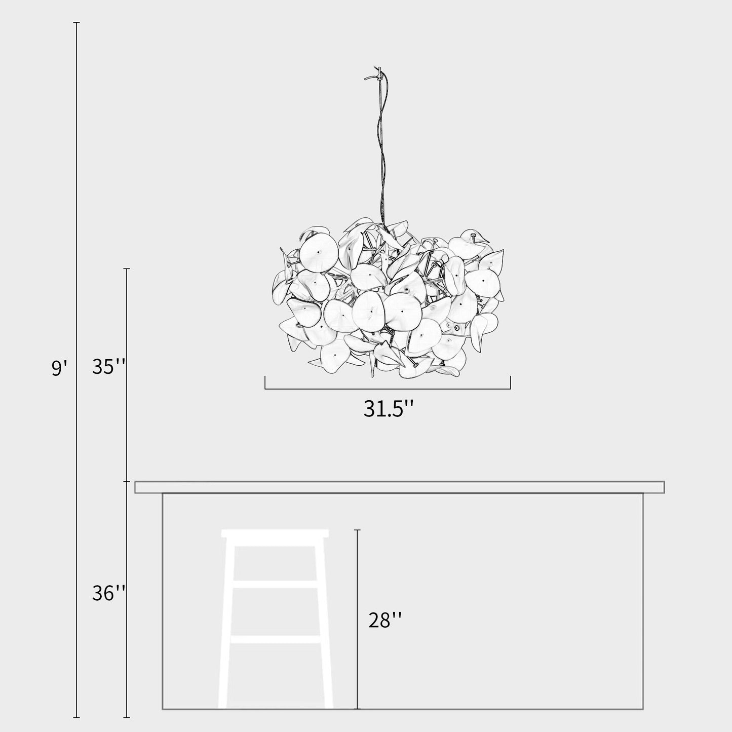 Leaf Lamp Pendant