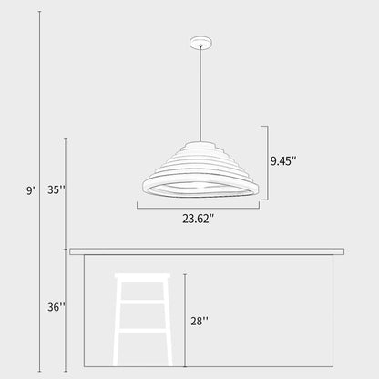 Rice Field Acoustic Lamp-A