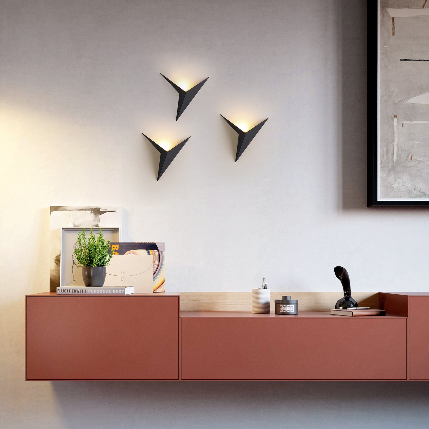 Thousand Paper Crane Wall Light