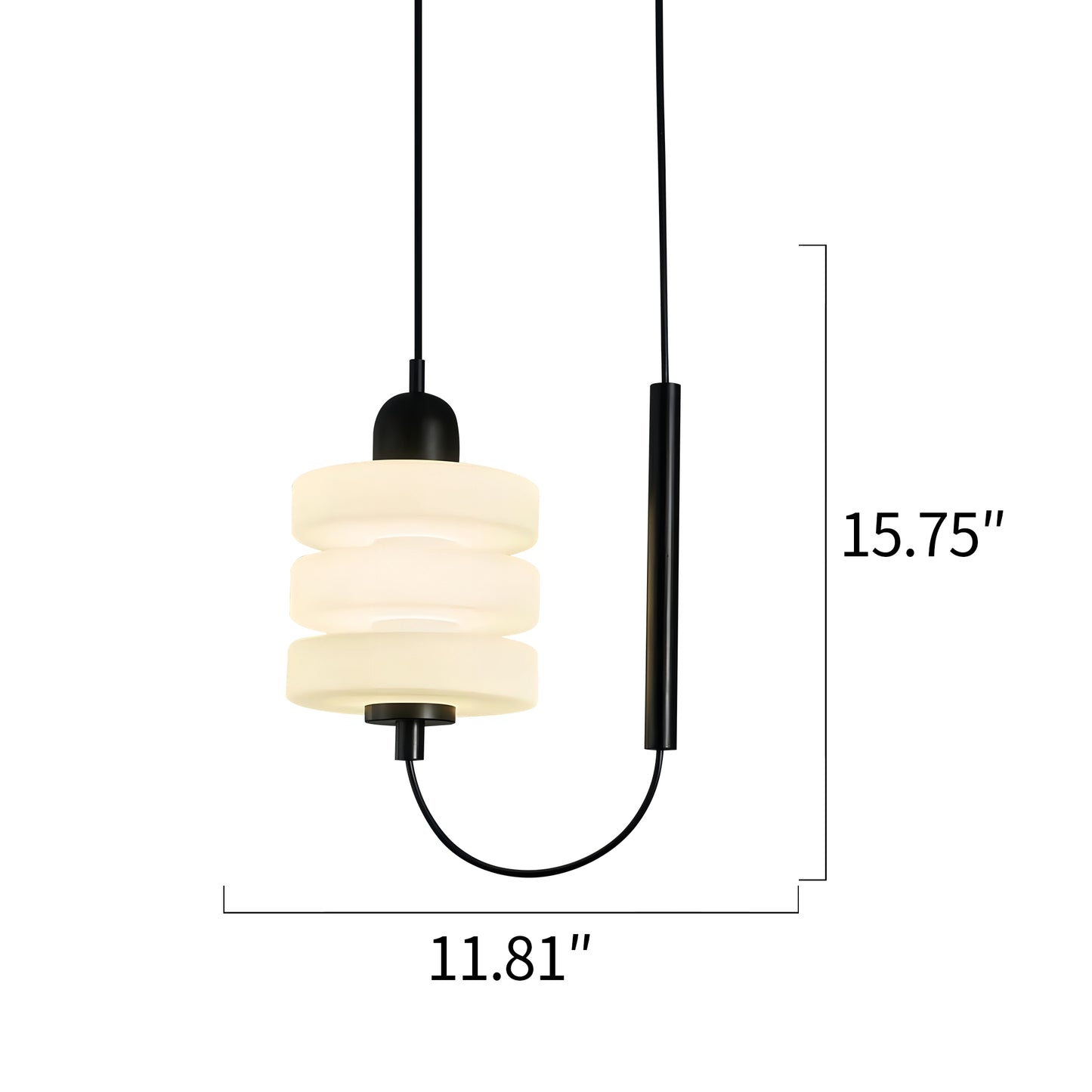 Triple Puck Pendant Lamp