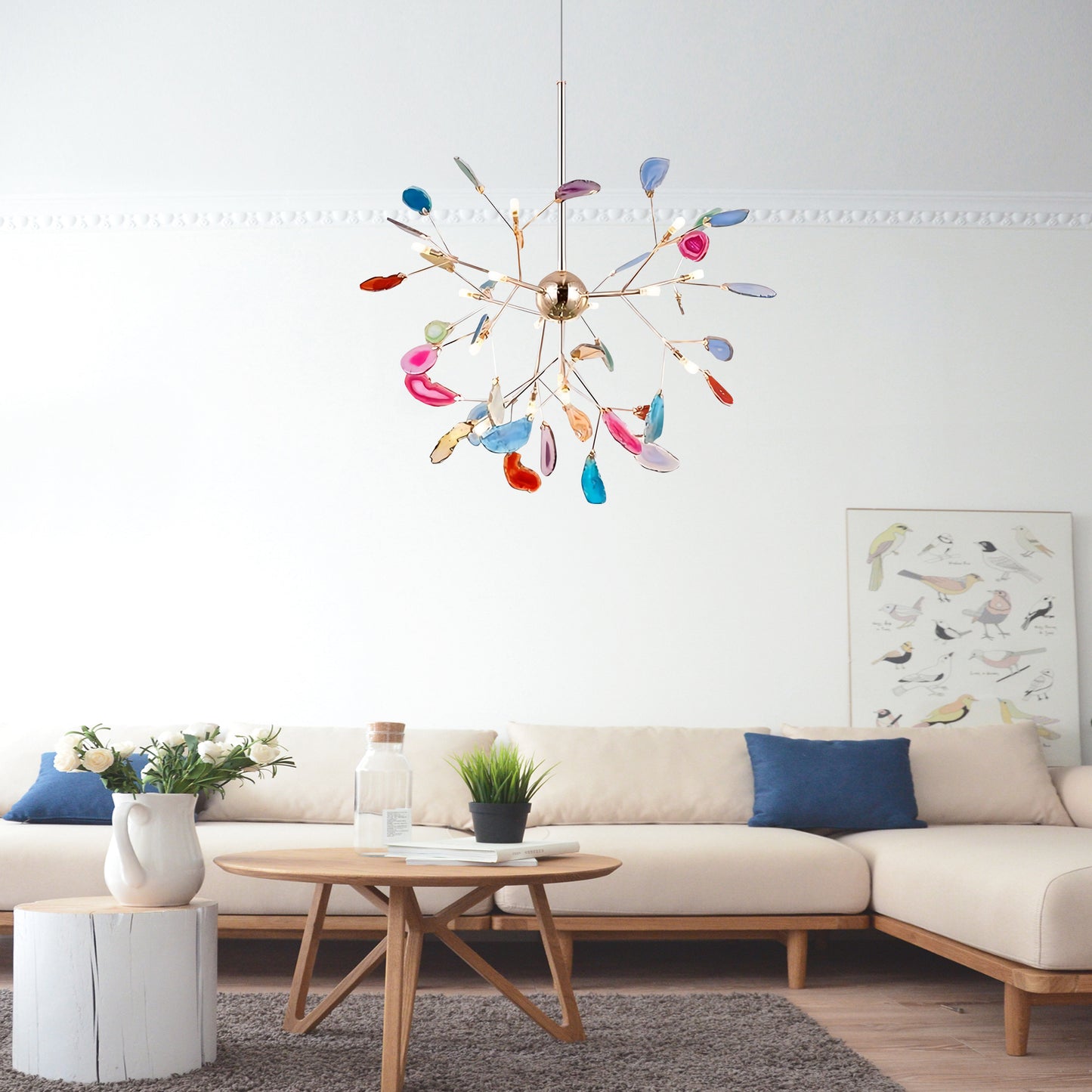 Agate Chandeliers
