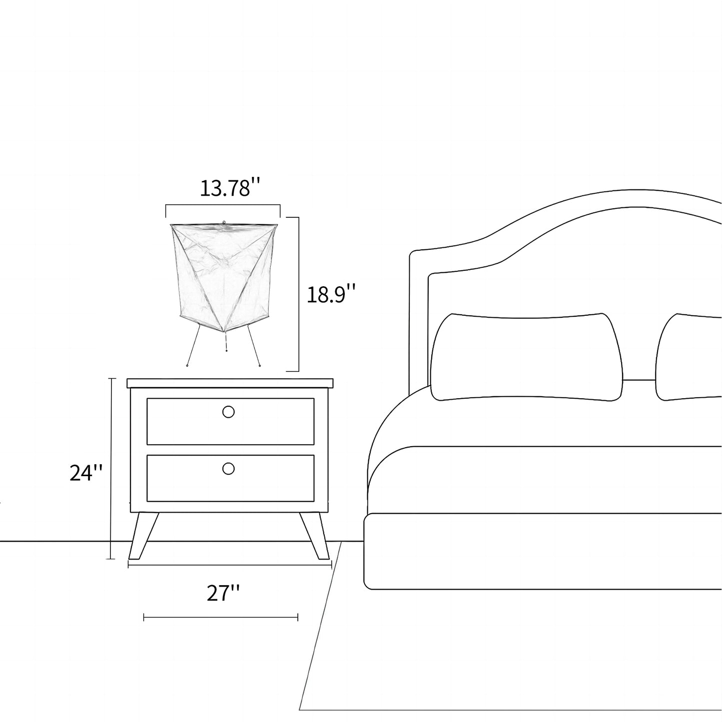 Akari UF1-Y Table Lamp