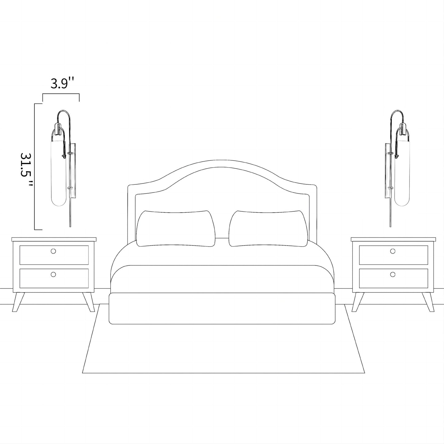 Arc Well Sconce