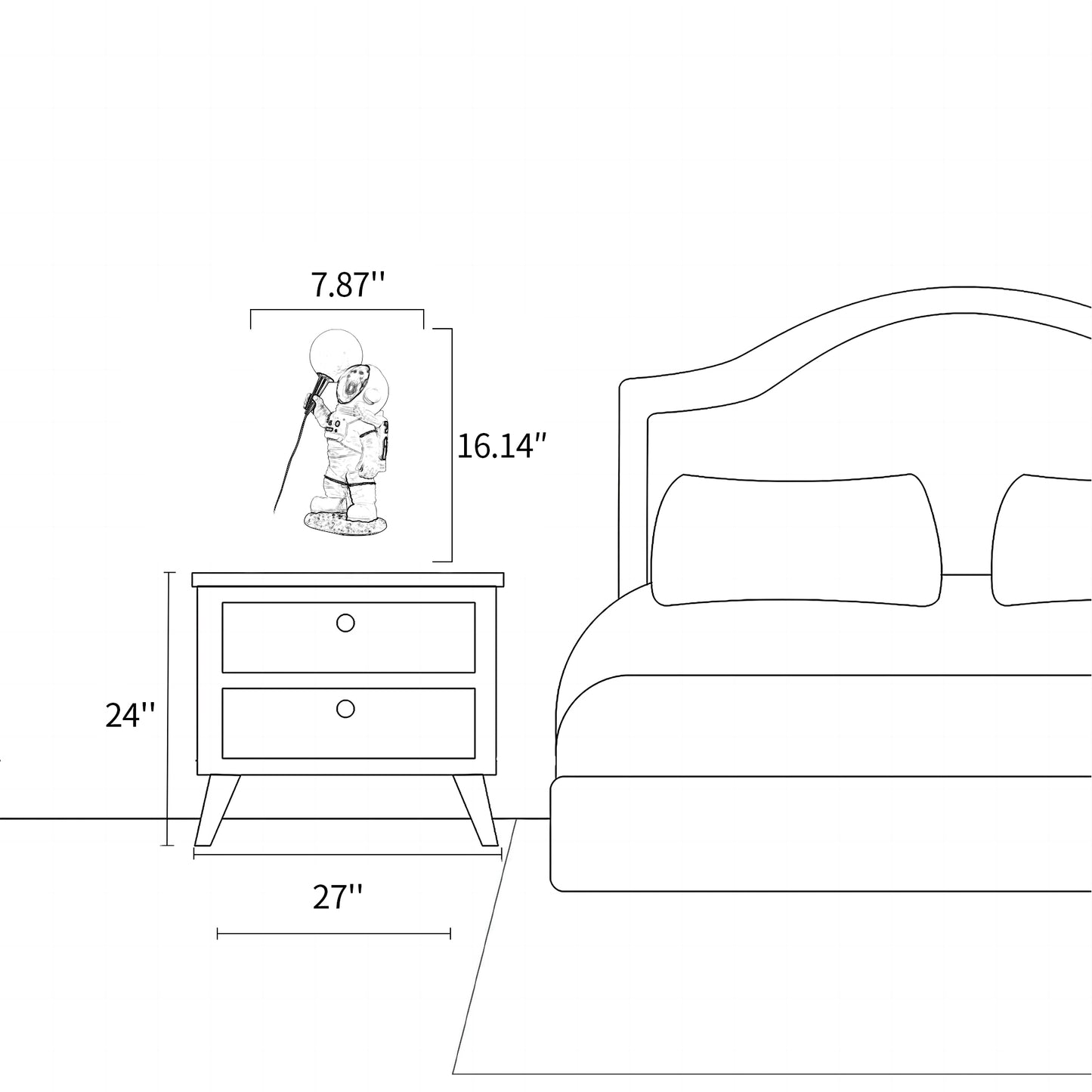 Astronaut Table Lamp
