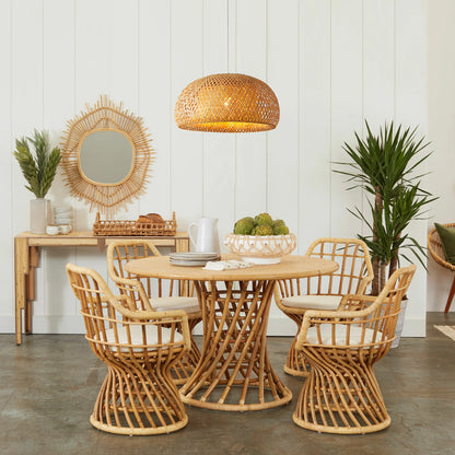 Bamboo Lantern Chandelier