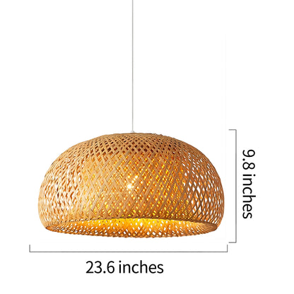 Bamboo Lantern Chandelier