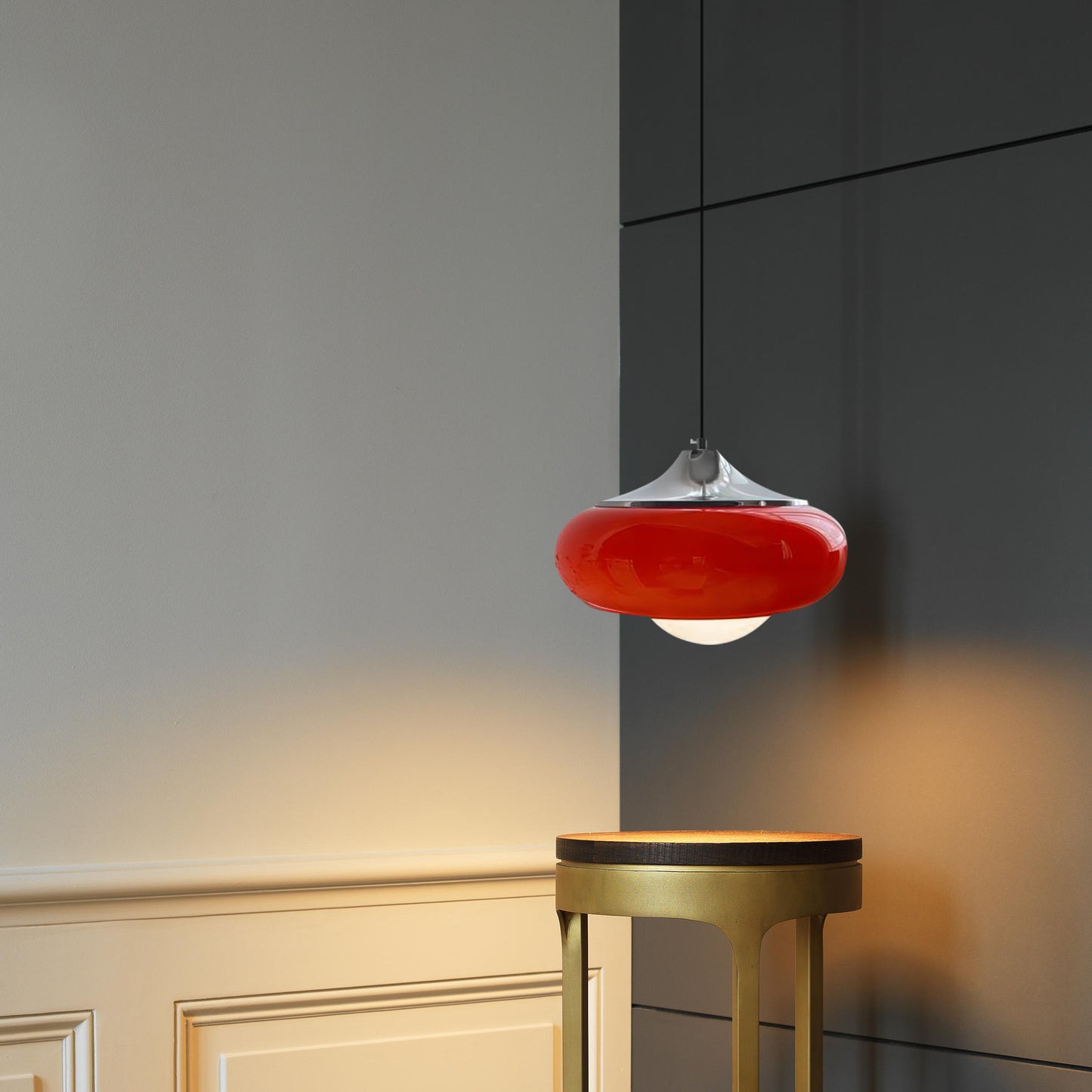 Bauhaus Egg Tart Chandelier