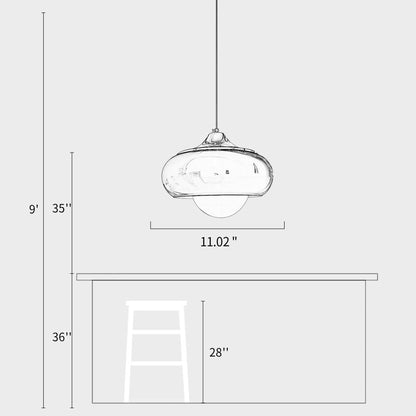 Bauhaus Egg Tart Chandelier