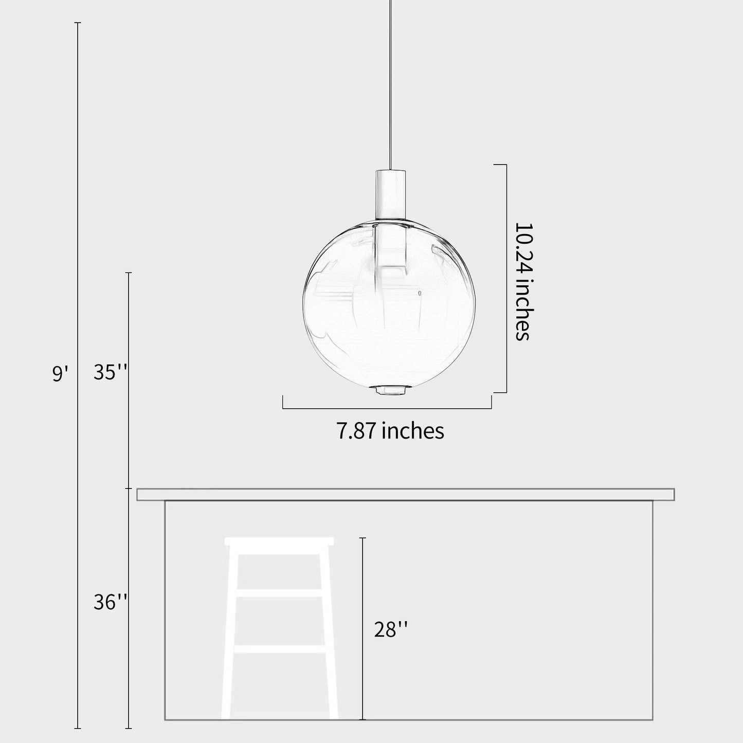 Beam Stick Nuance Pendant Lamp