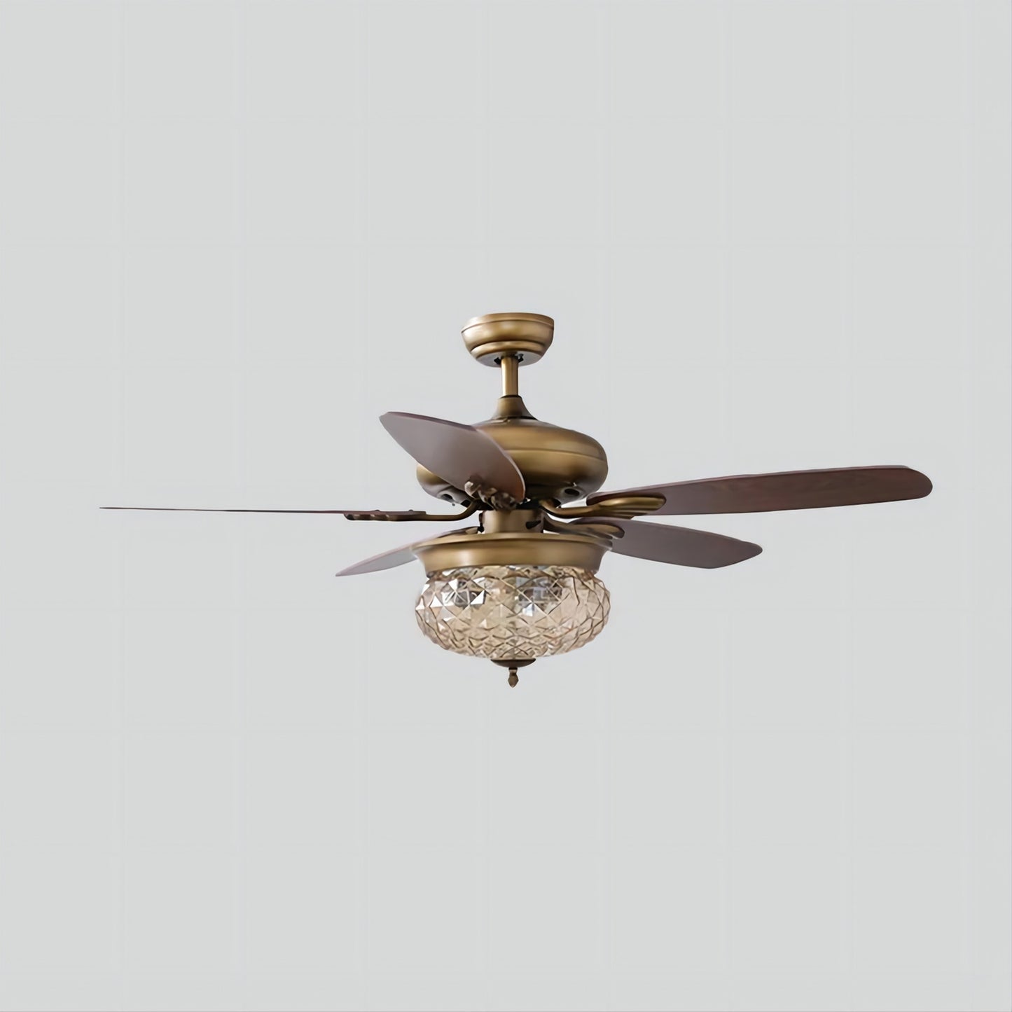 Bronze Crystal Ceiling Fan-A