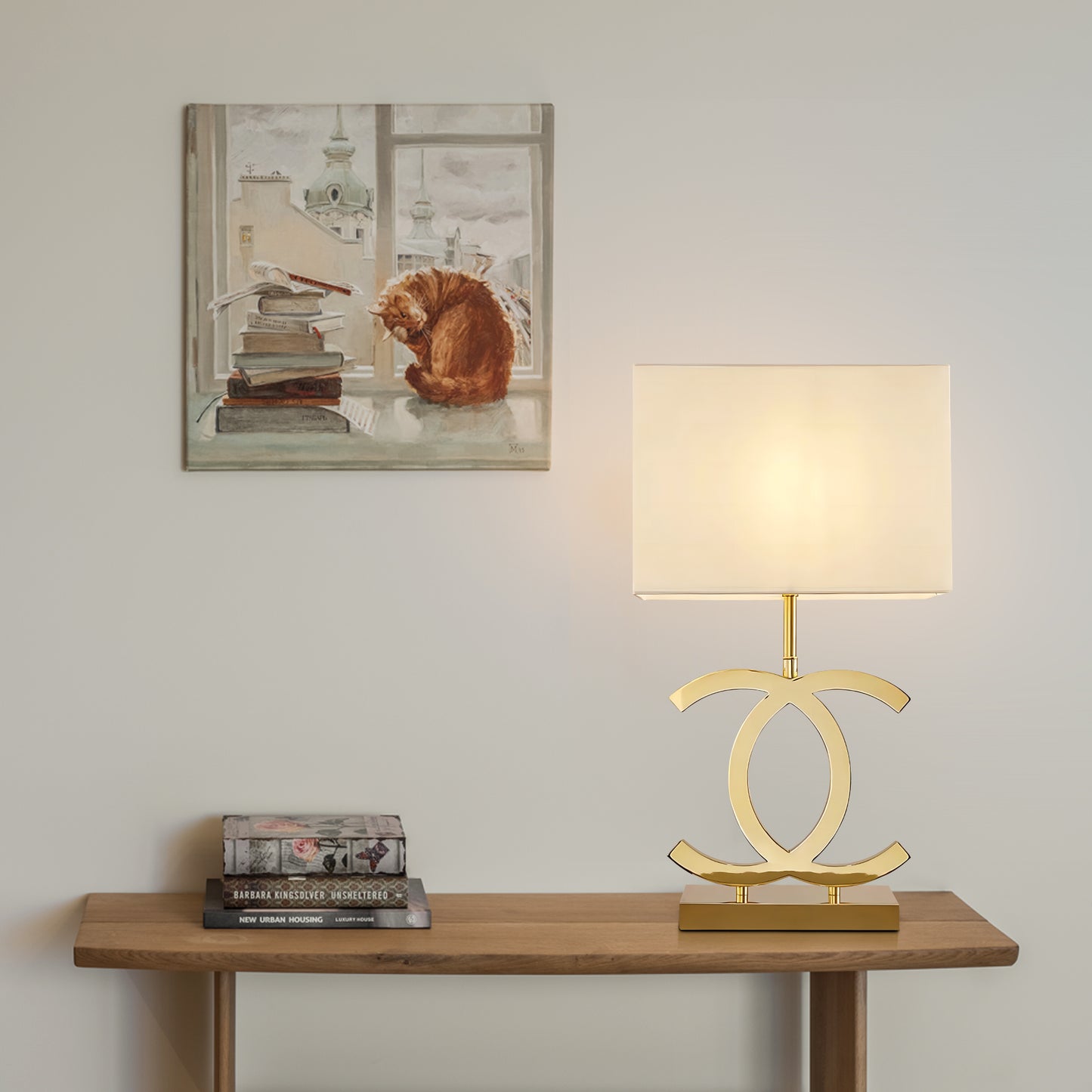 Stainless Steel Table Lamp