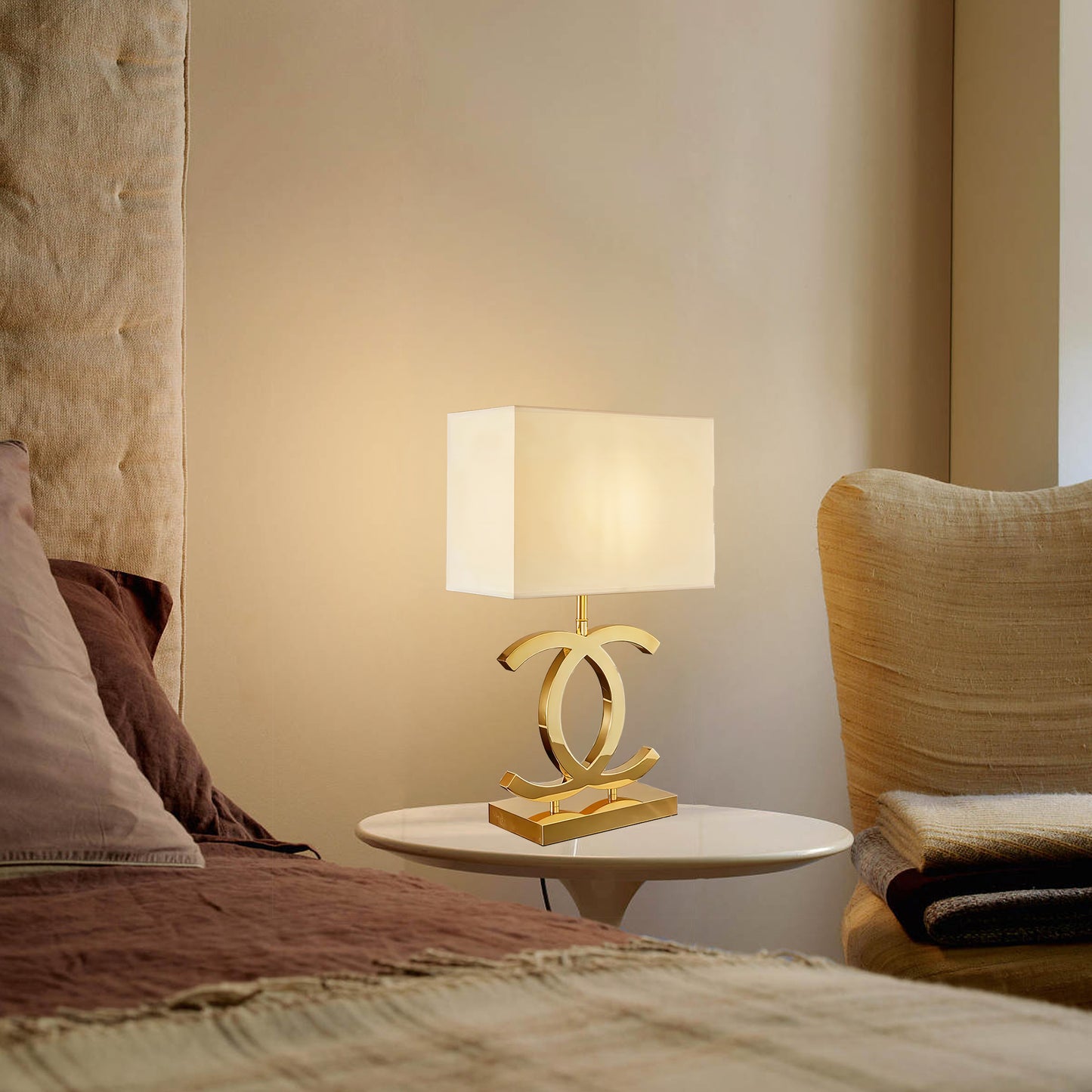 Stainless Steel Table Lamp