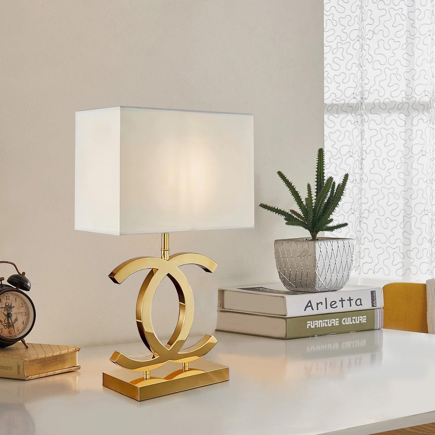 Stainless Steel Table Lamp