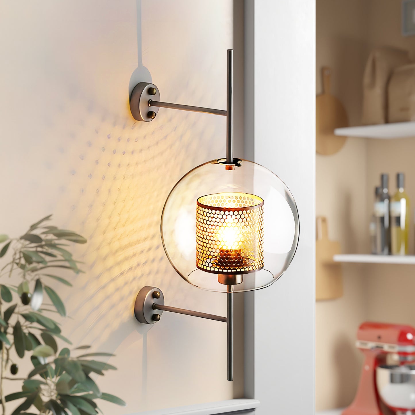 Chatwick Glass Wall Lamp