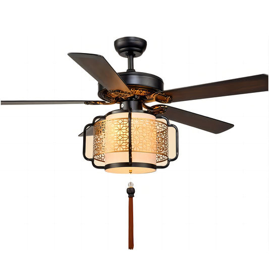 Chinese Lantern Ceiling Fan-A