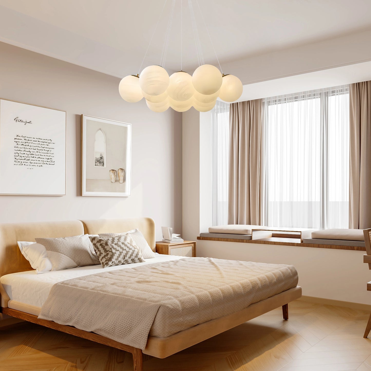 Cloud Glass Chandelier