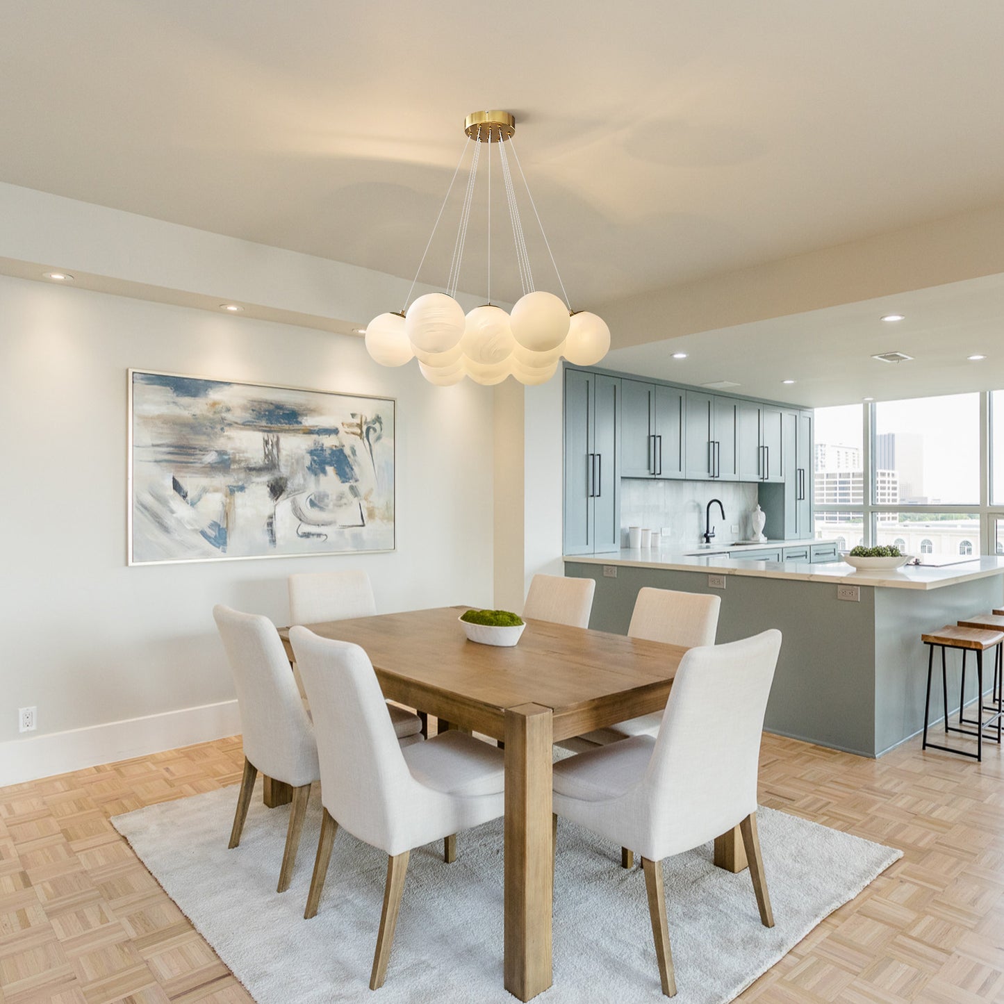 Cloud Glass Chandelier