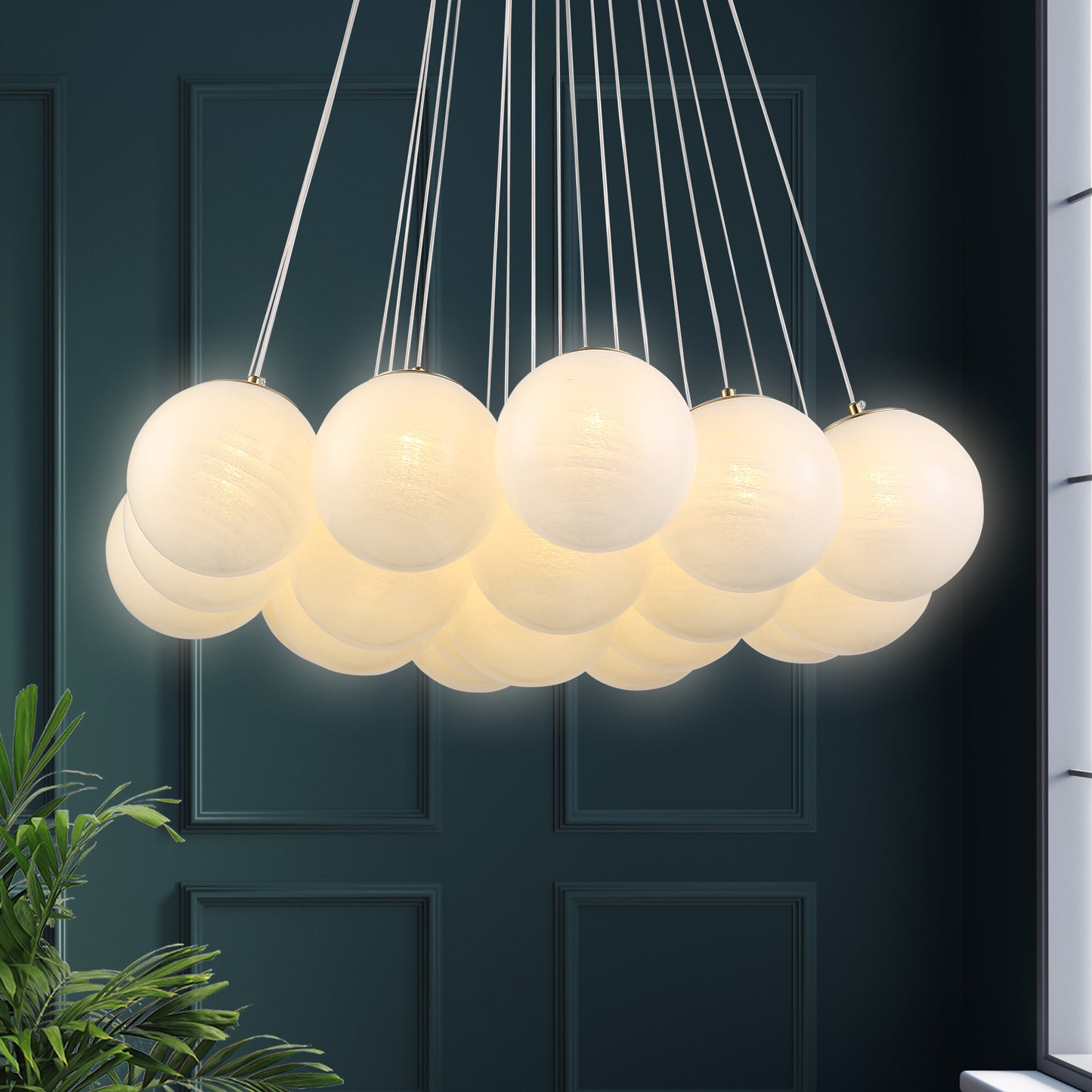 Cloud Glass Chandelier