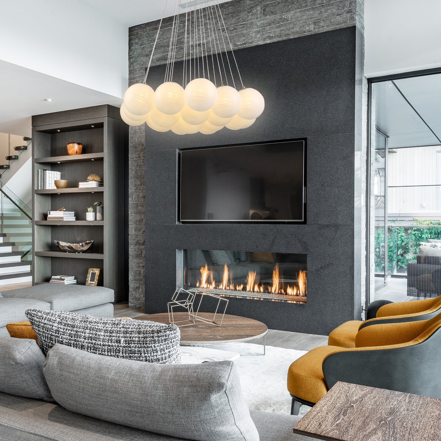 Cloud Glass Chandelier
