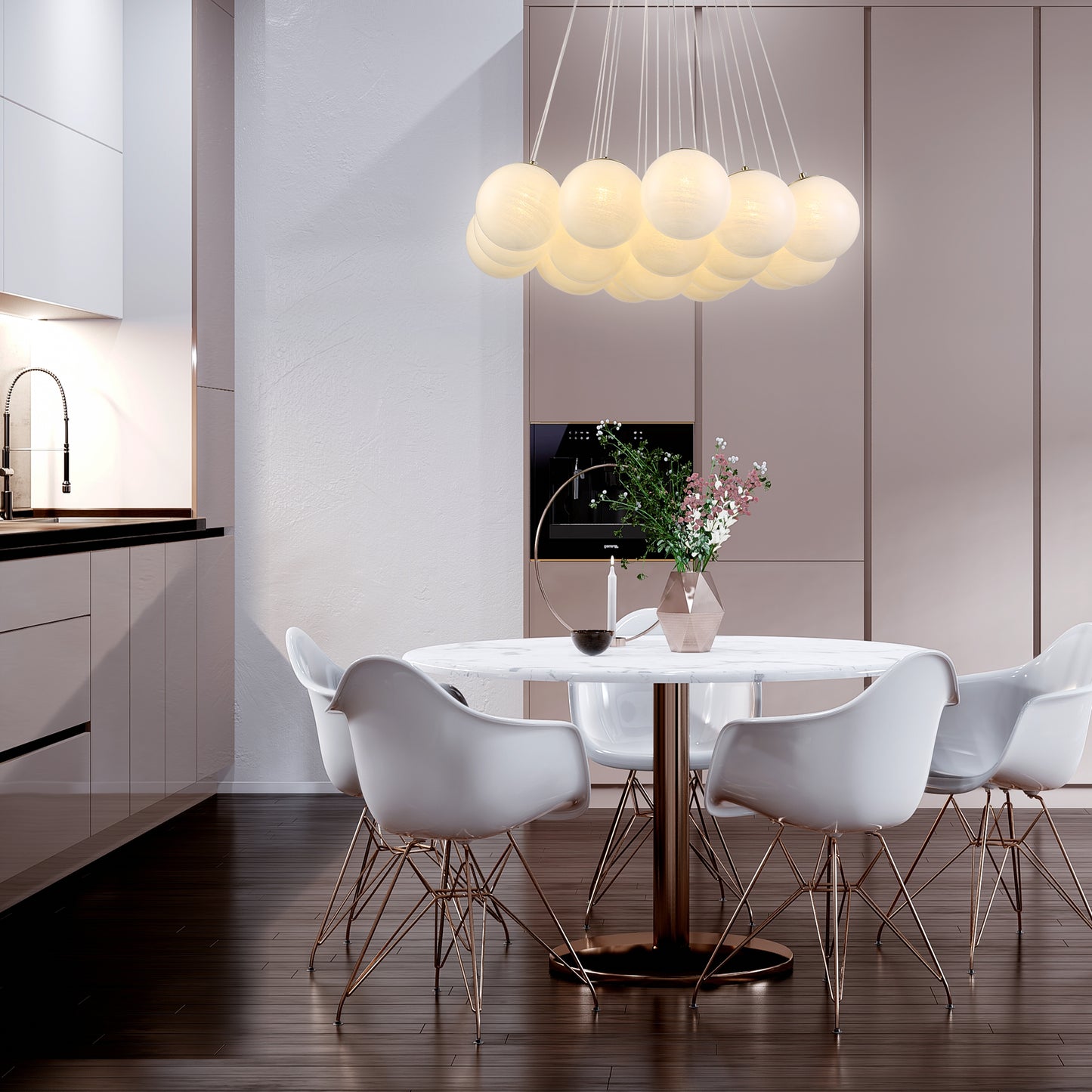 Cloud Glass Chandelier