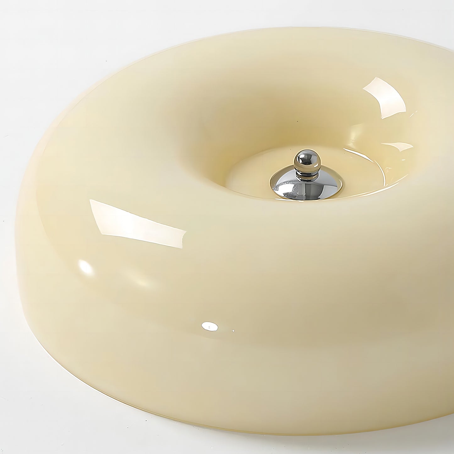 Cream Pudding Ceiling Lamp