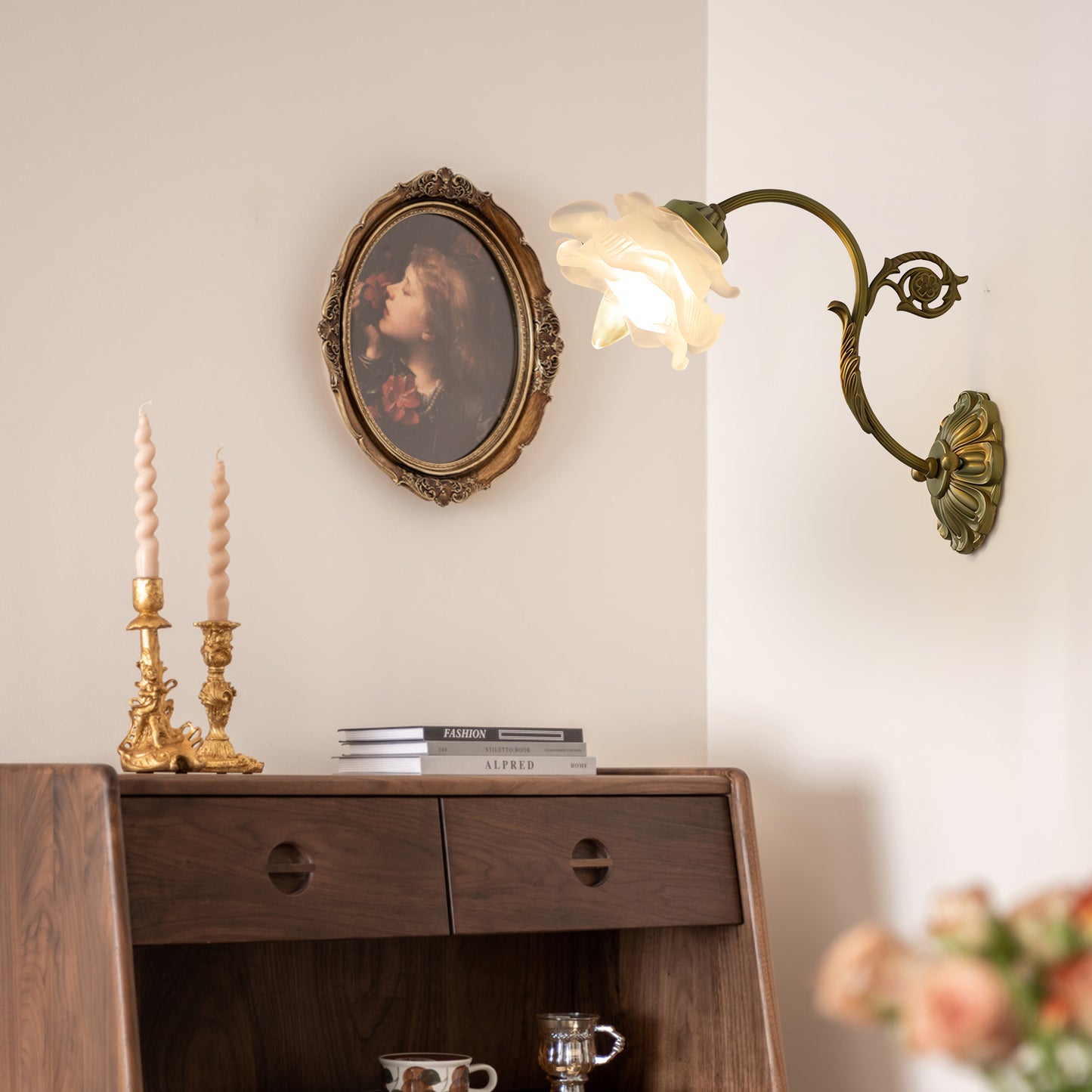 Flower Wall Lamp - Rose