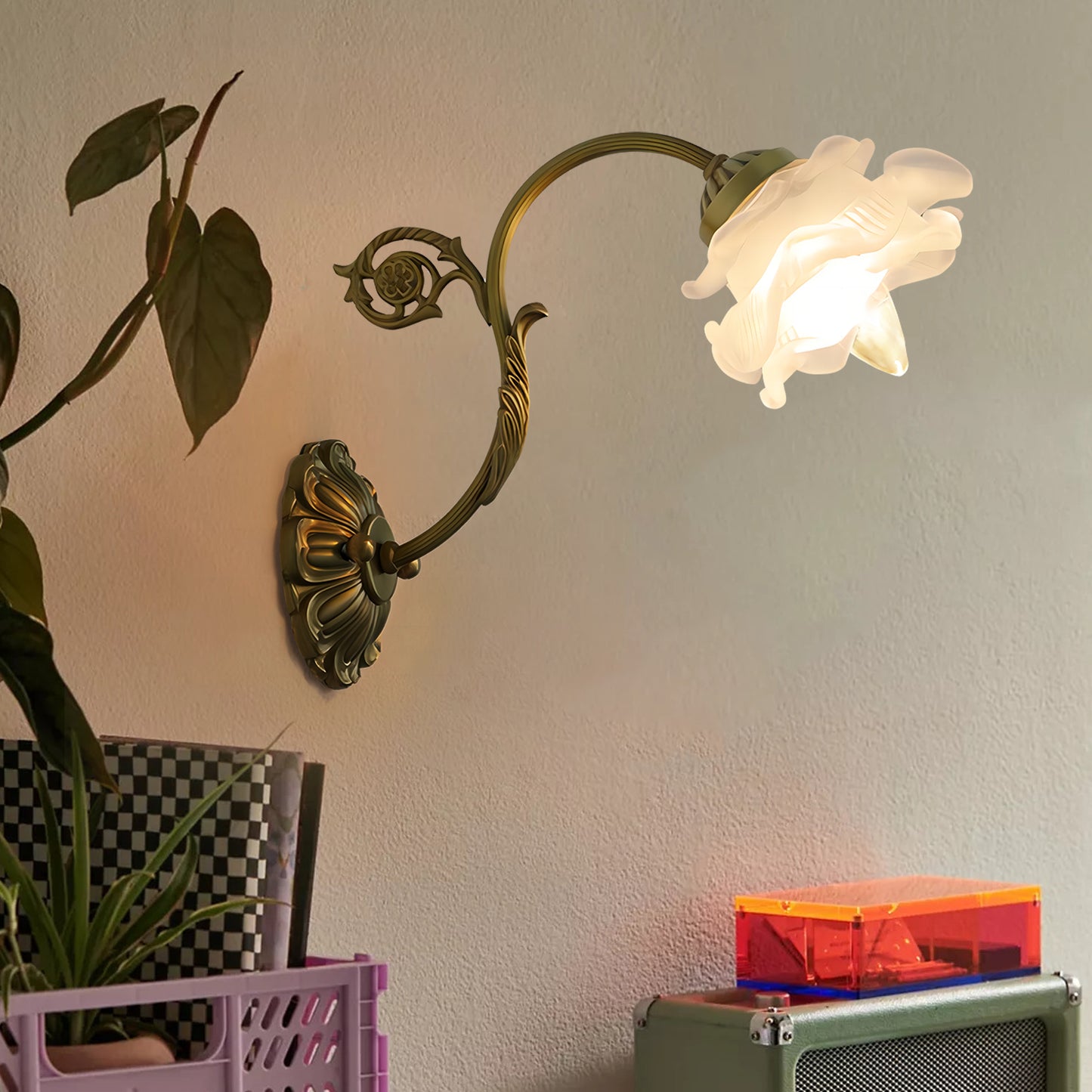 Flower Wall Lamp - Rose